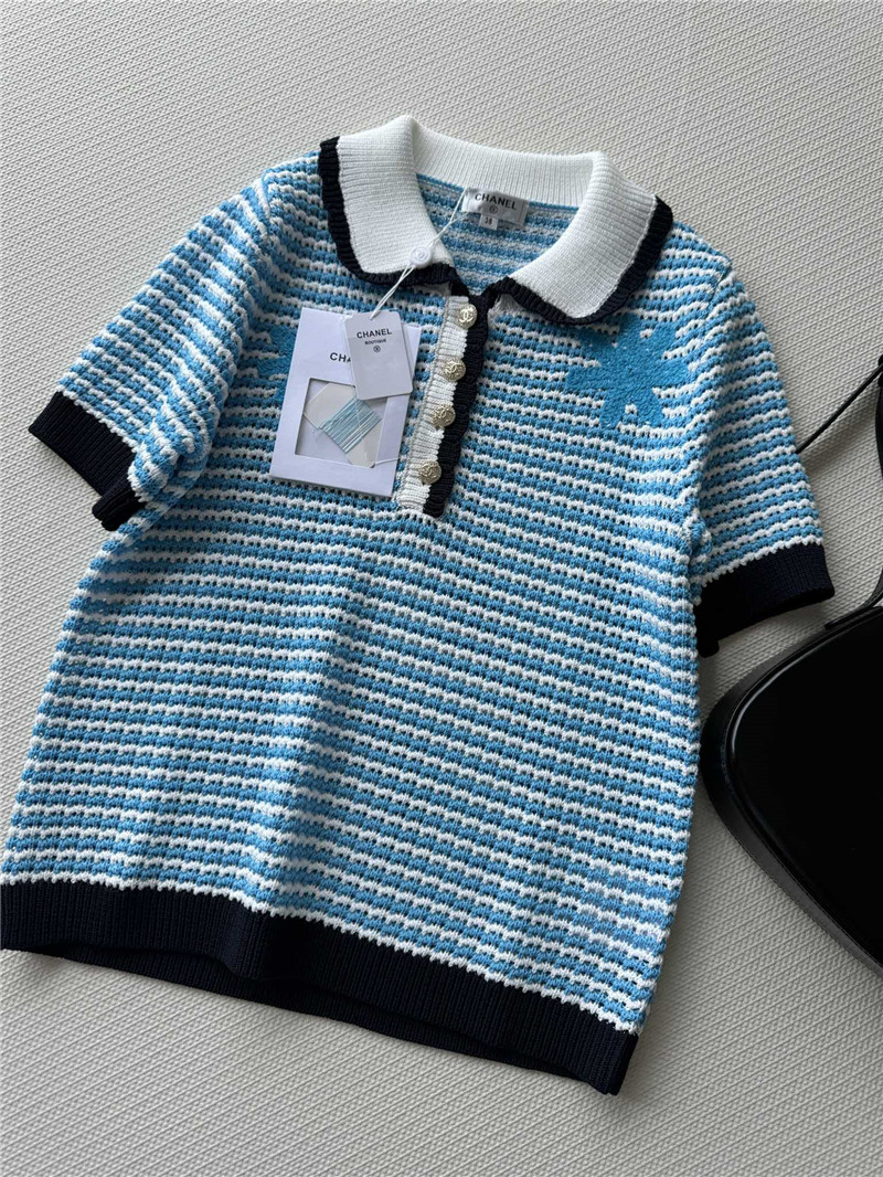 Chanel lapel top cheap replica designer clothes