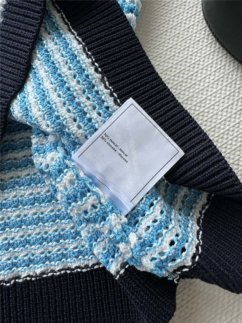 Chanel lapel top cheap replica designer clothes