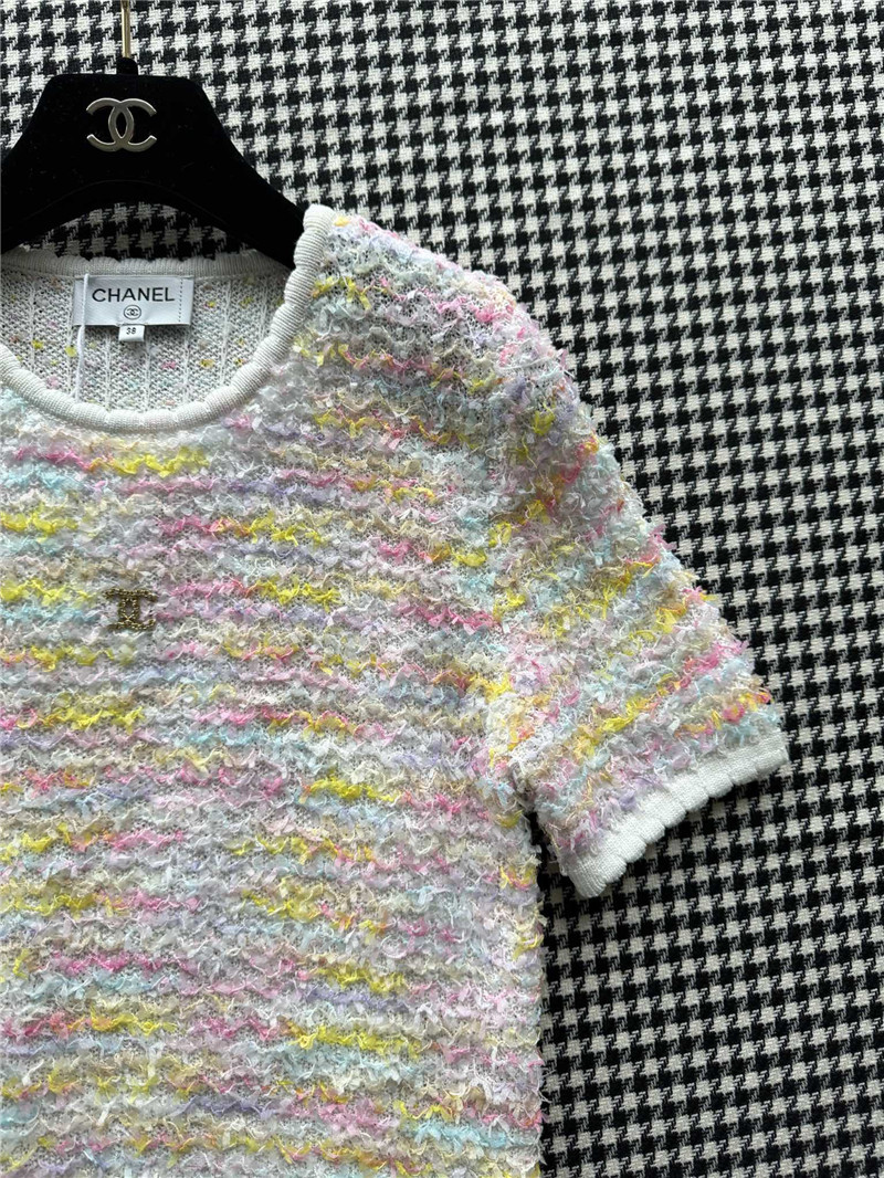 Ch**el new color short sleeve replica d&g clothing