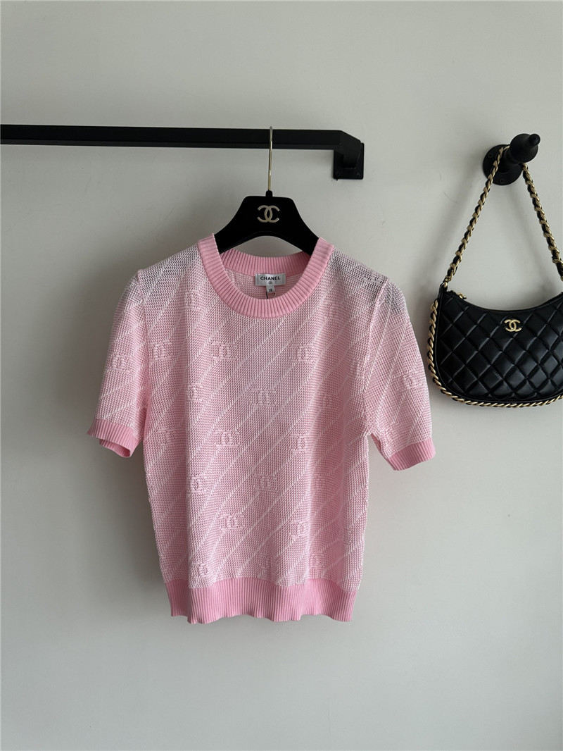 Chanel double c small fragrant top cheap replica designer clothes