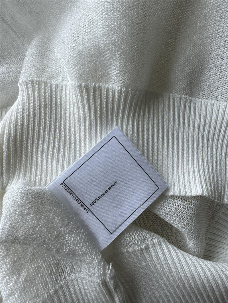 Ch**el dark jacquard logo top cheap replica designer clothes