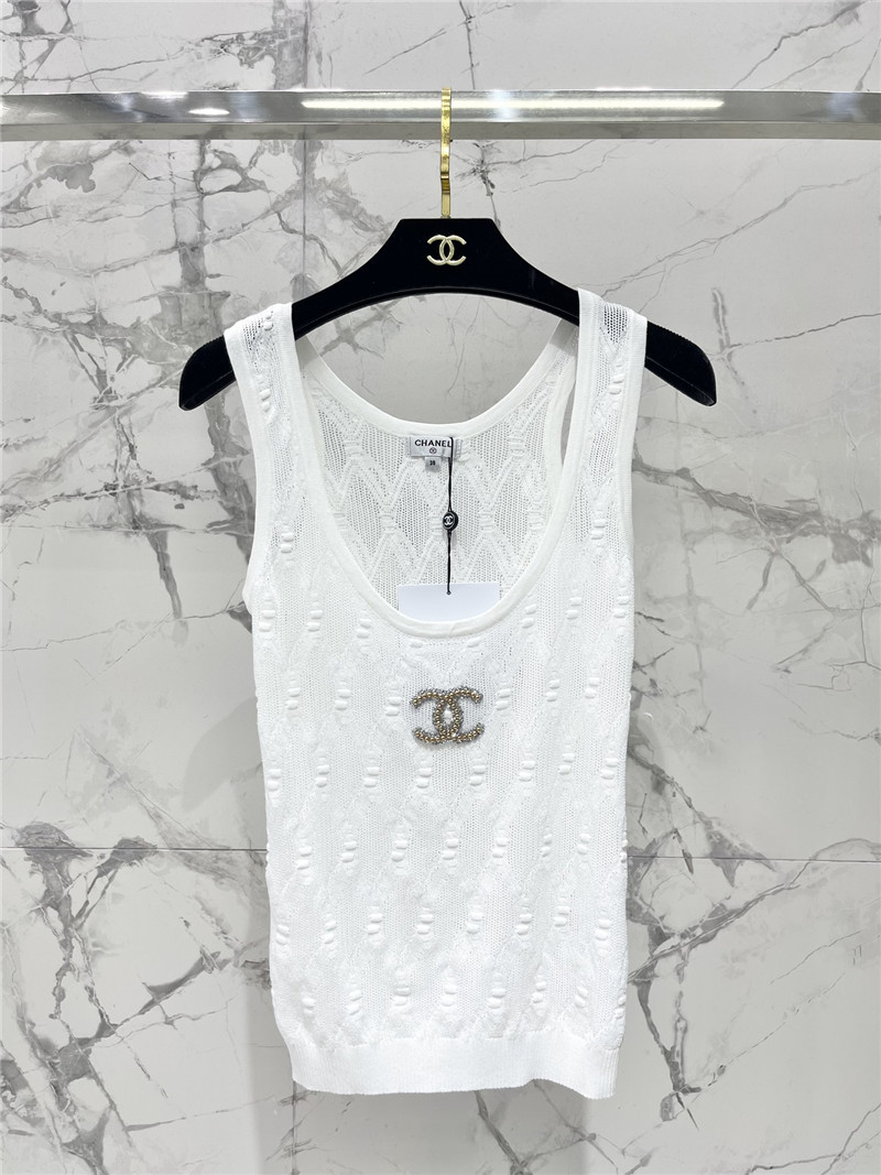 Chanel new knitted vest replica d&g clothing
