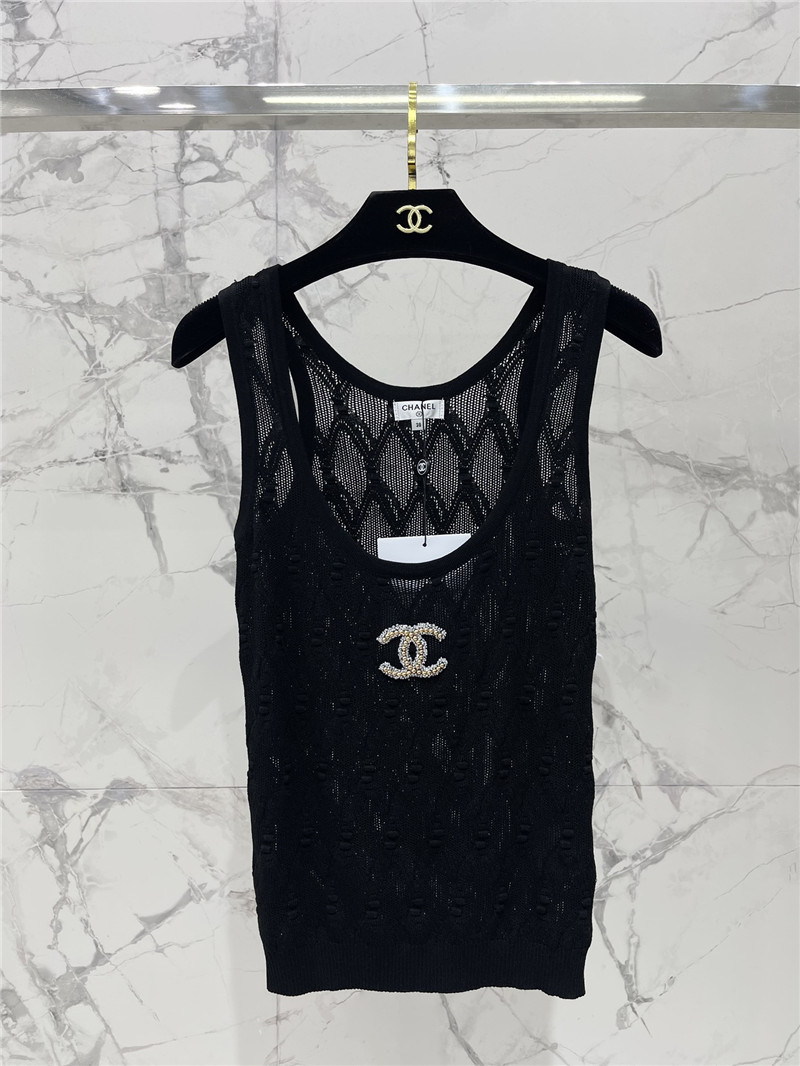 Chanel new knitted vest replica d&g clothing