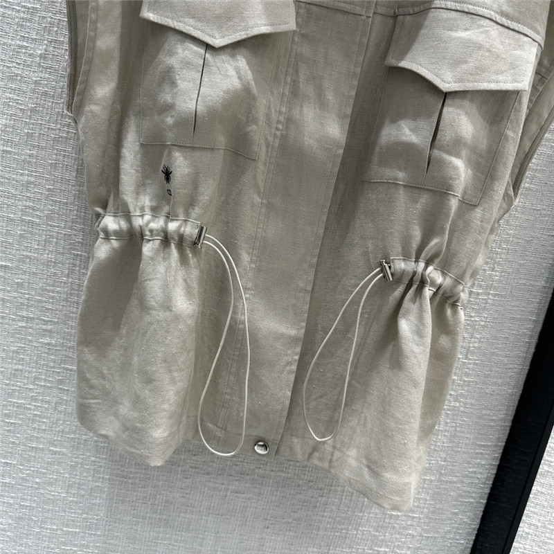 D10r work style stand collar vest jacket replica d&g clothing