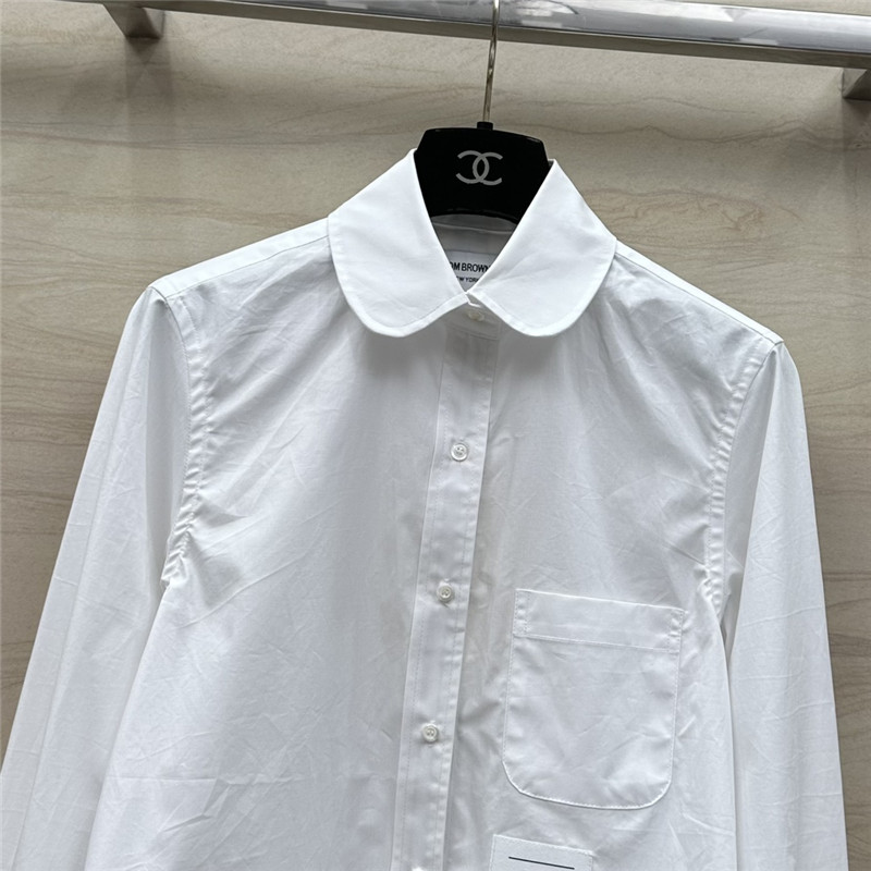 THOM BROWNE preppy short shirt replica clothes