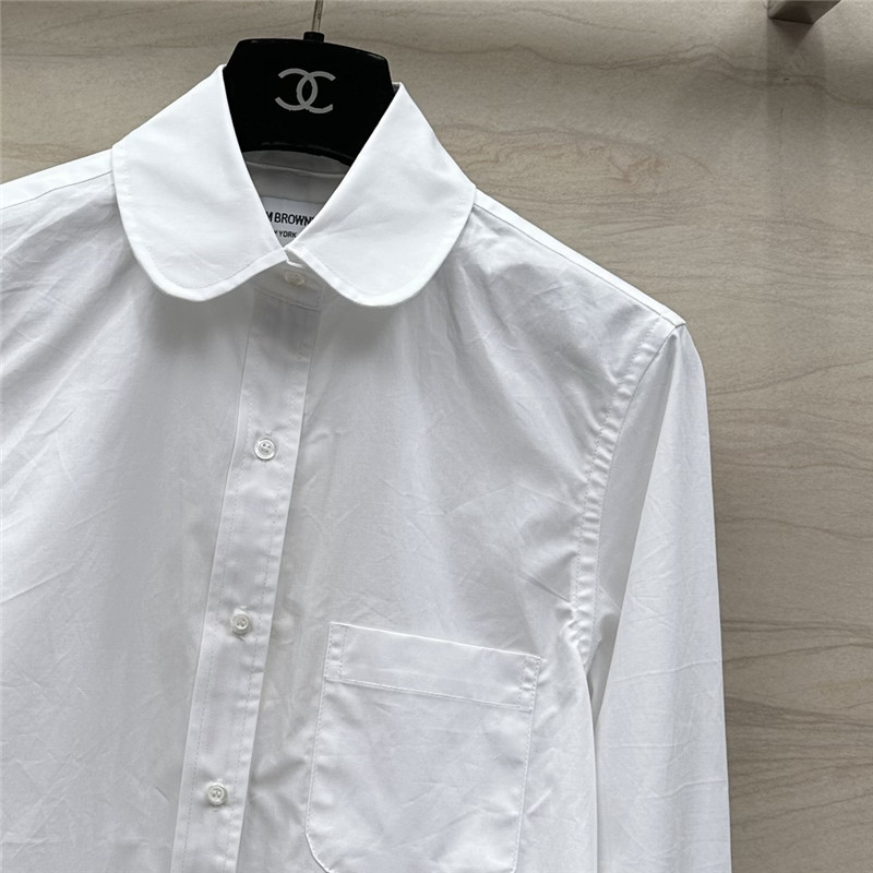 THOM BROWNE preppy short shirt replica clothes