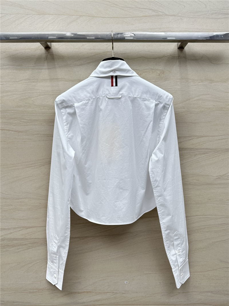 THOM BROWNE preppy short shirt replica clothes