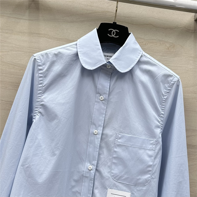 THOM BROWNE preppy short shirt replica clothes