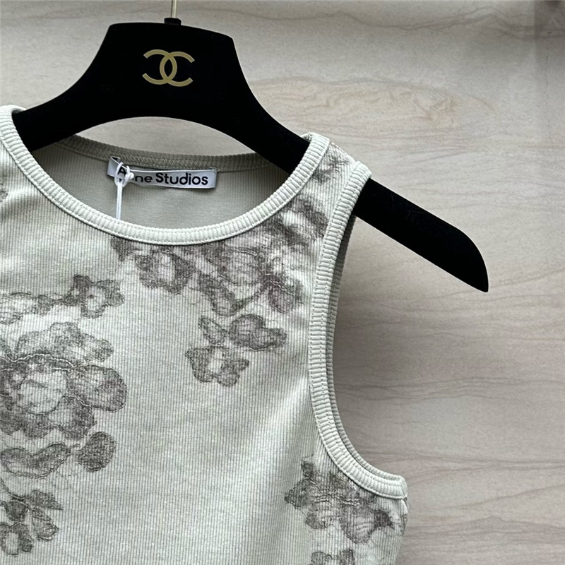 acne studios lace print vest replica d&g clothing