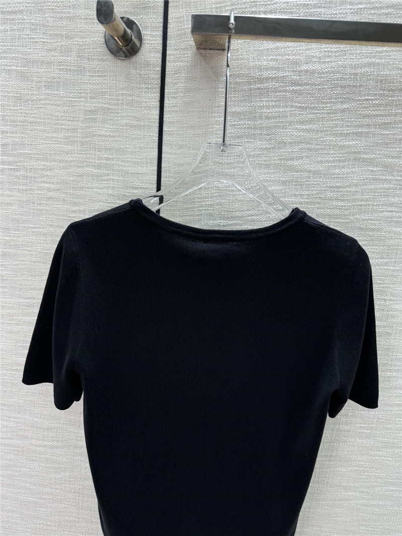 M1um1u knitted short-sleeved replica clothing