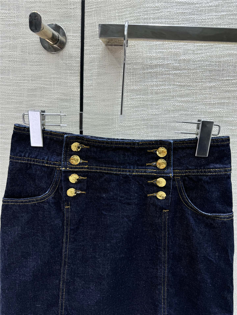 Ce1i*e high waist denim skirt replica d&g clothing