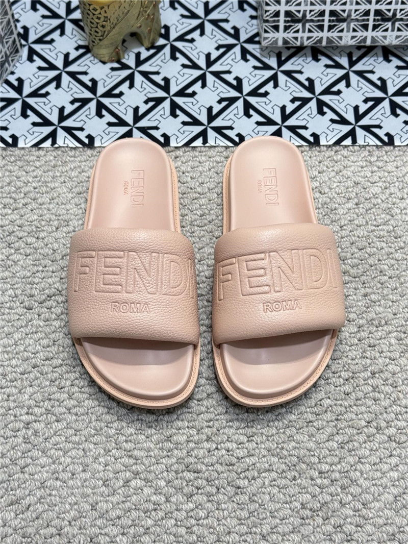 Fendi Roma Slides Pink