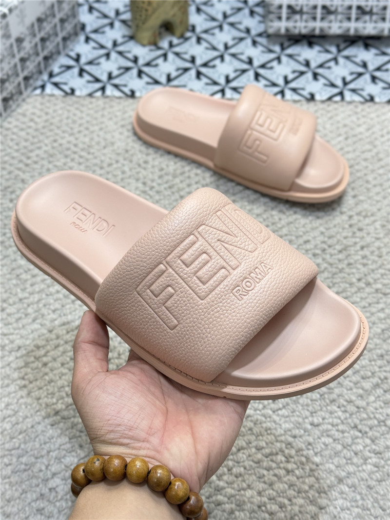 Fendi Roma Slides Pink