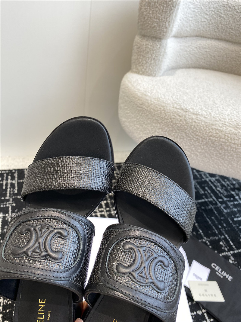 Ce1i*e appoline lambskin black mule