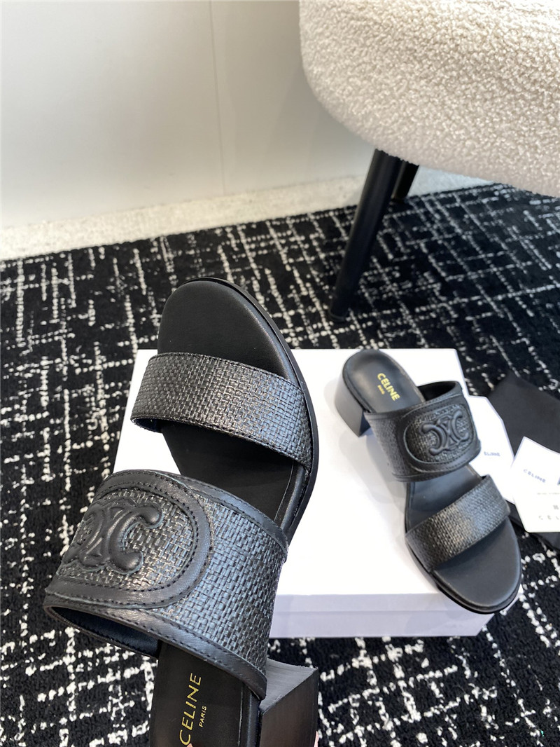 Ce1i*e appoline lambskin black mule