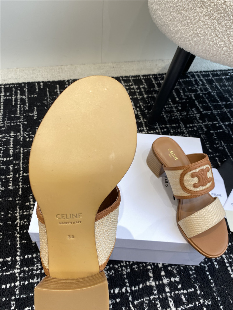 Ce1i*e appoline raffia leather sandals