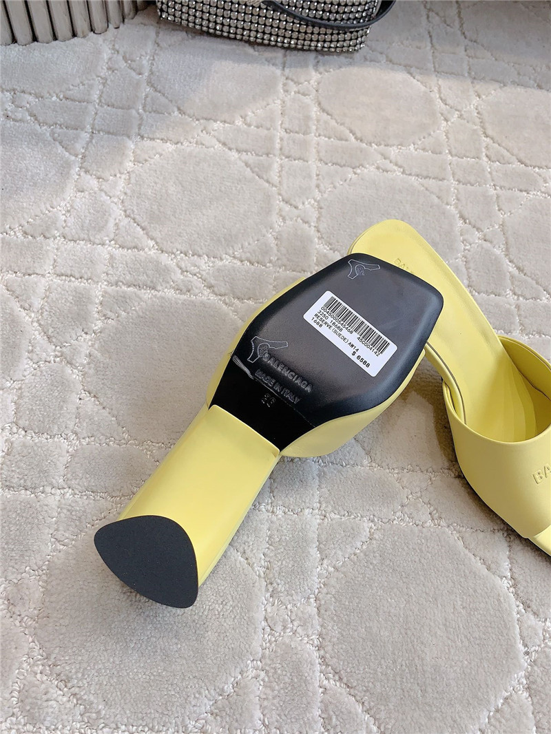 Ba1en*iaga duty free yellow women’s sandals