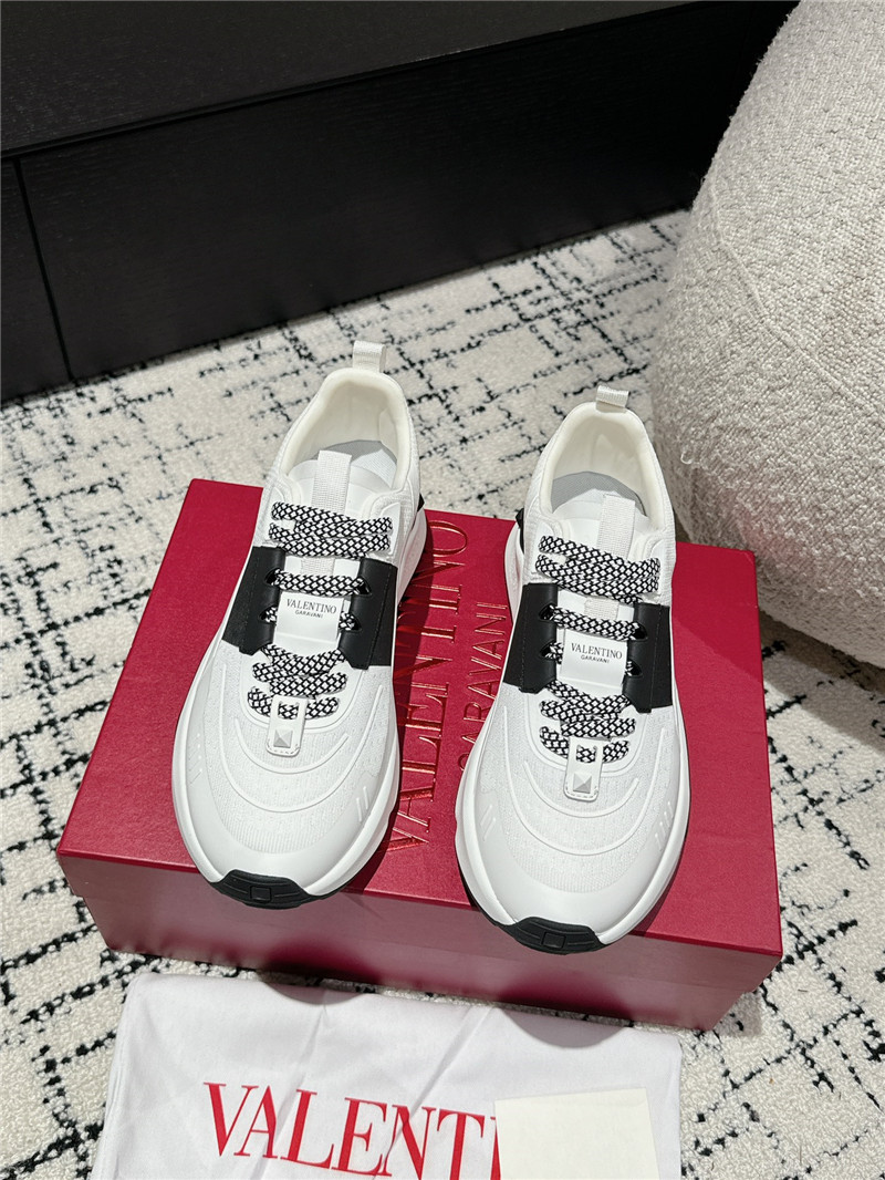 Va1e*ntin0 platform black white sneakers
