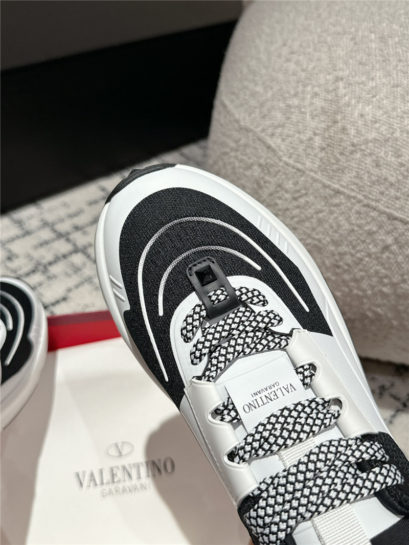 Va1e*ntin0 platform black white sneakers women