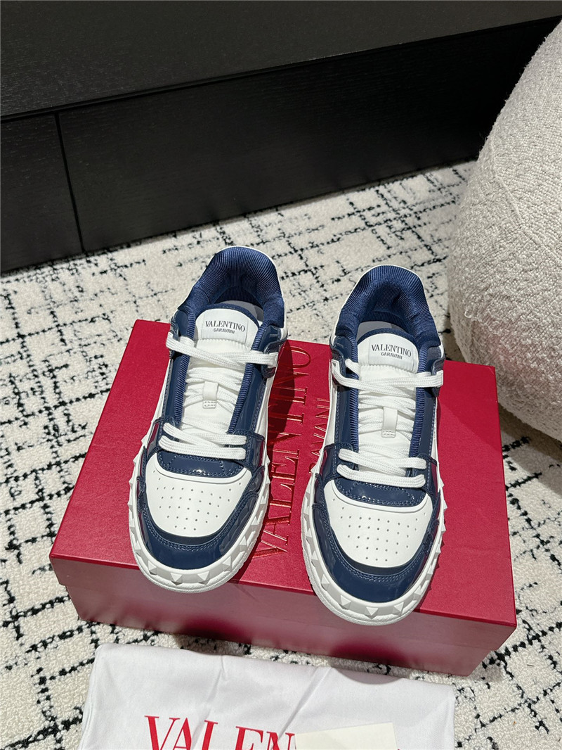 Va1e*ntin0 blue studded sneakers for women