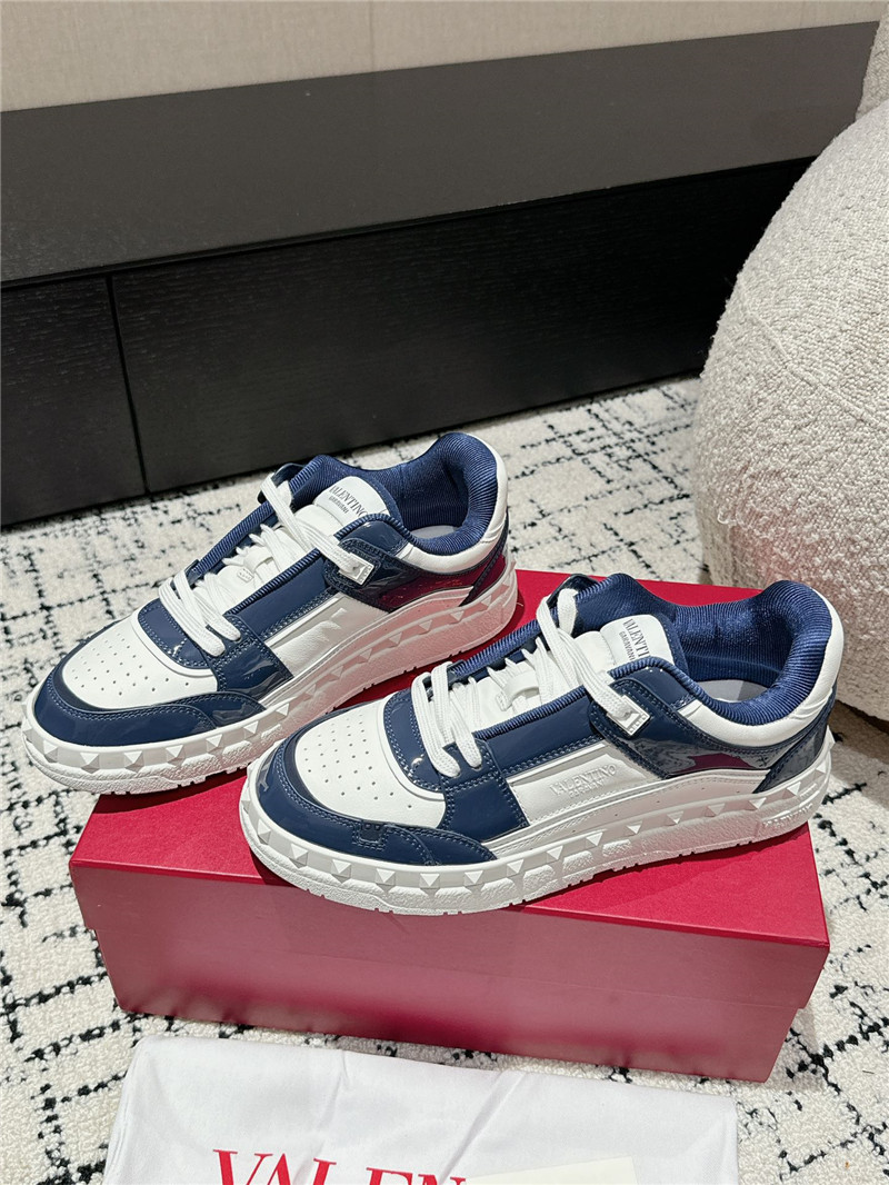 Valentino Blue Studded Sneakers for Women