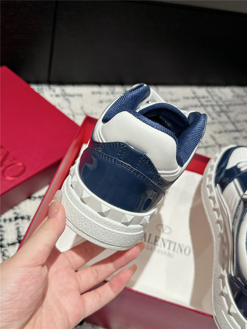 Va1e*ntin0 blue studded sneakers for women