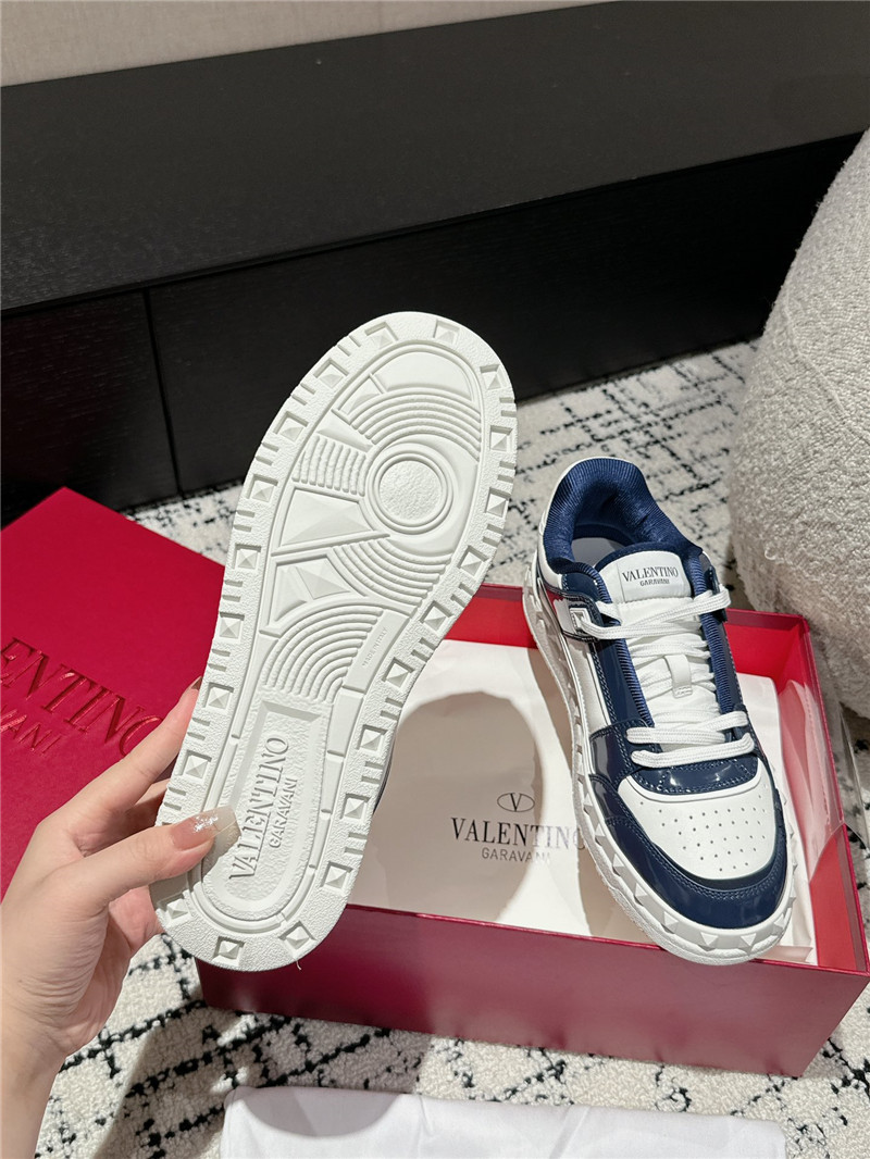 Va1e*ntin0 blue studded sneakers for women