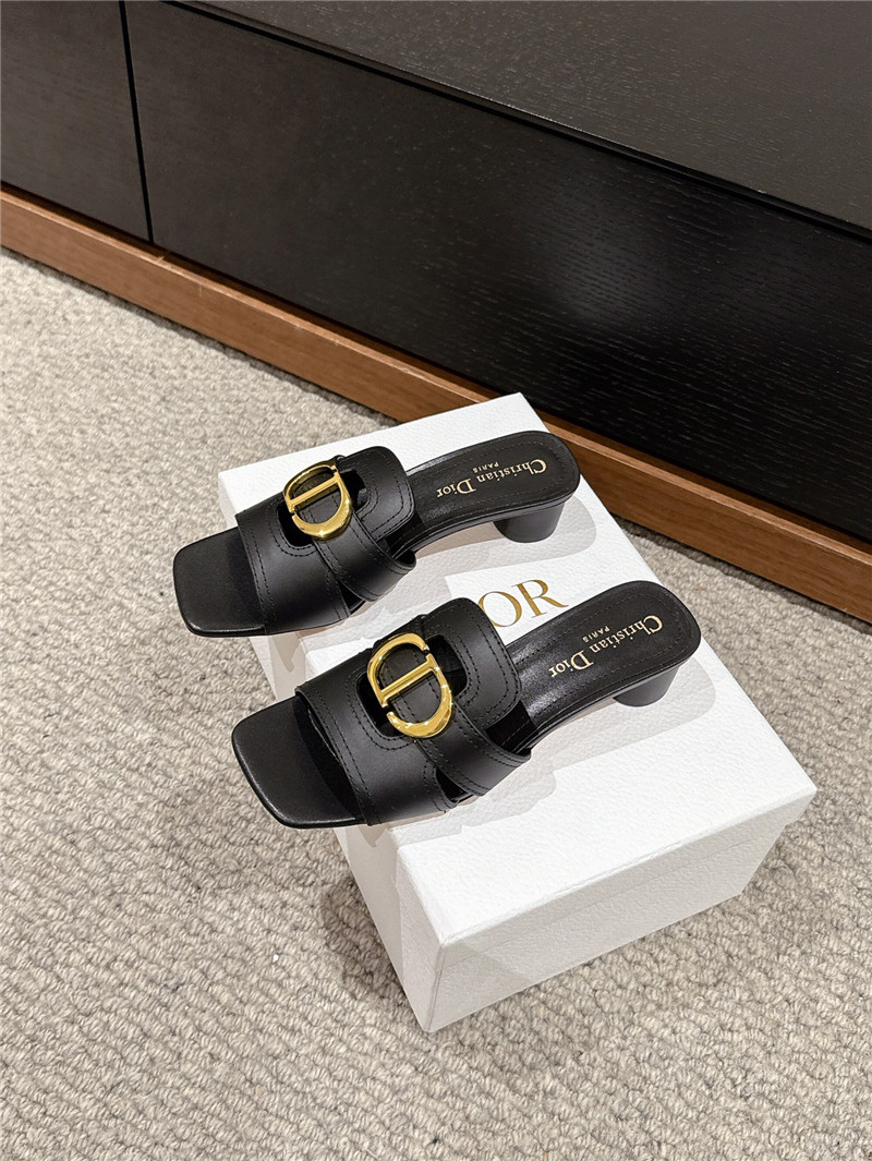 D10r 30 montaigne heeled slide black