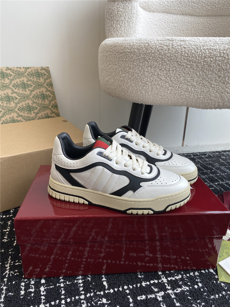 Gucci Black Lace-Up Sneakers for Ladies