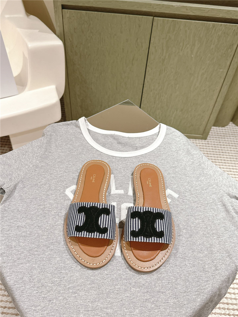 Celine Lympia Mule in Black