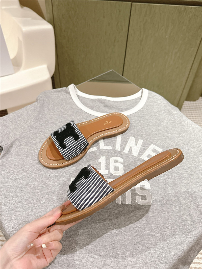 Celine Lympia Mule in Black