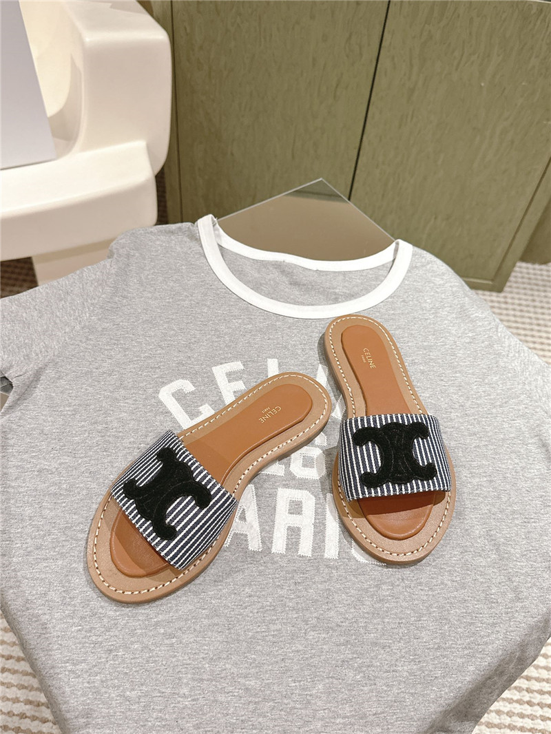 Celine Lympia Mule in Black