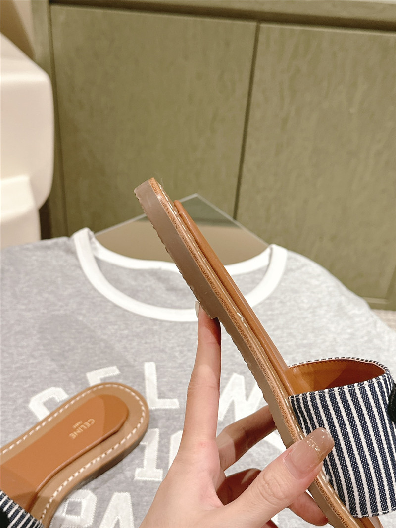 Celine Lympia Mule in Black