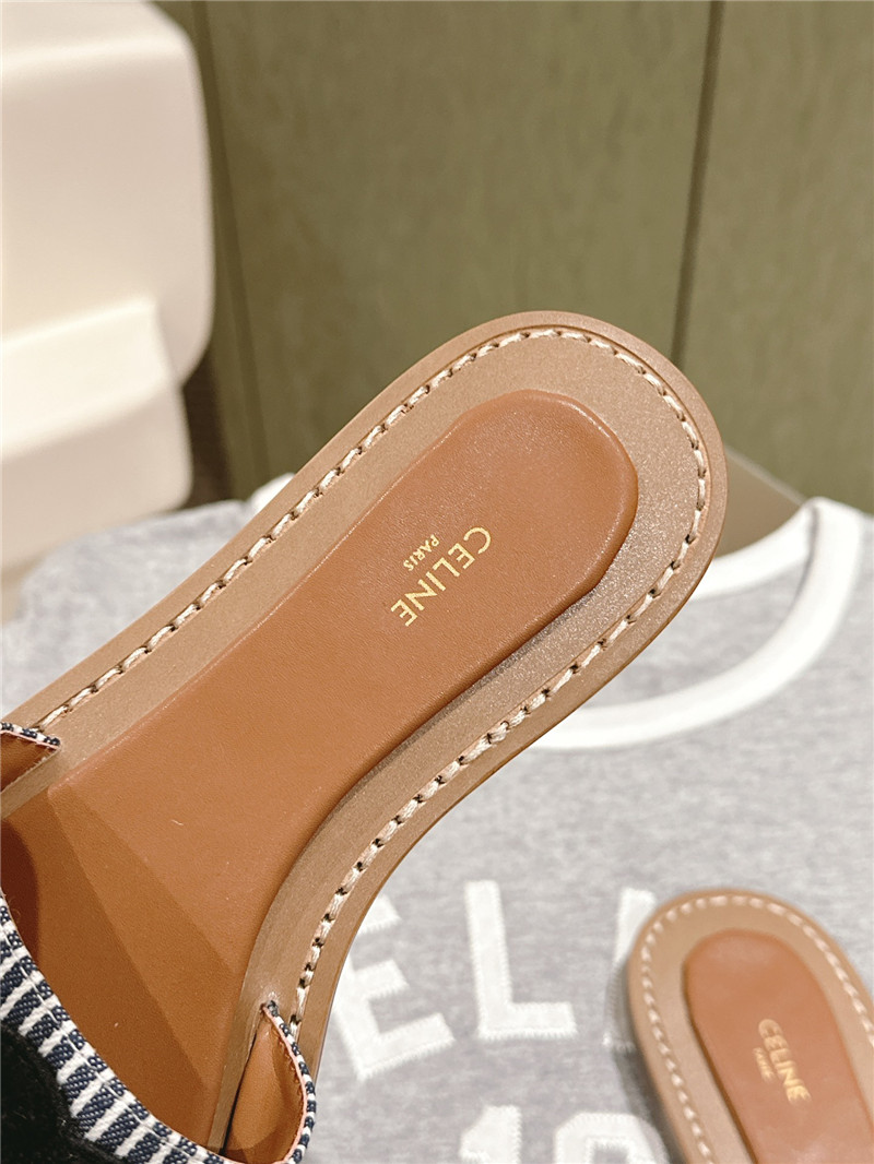 Celine Lympia Mule in Black