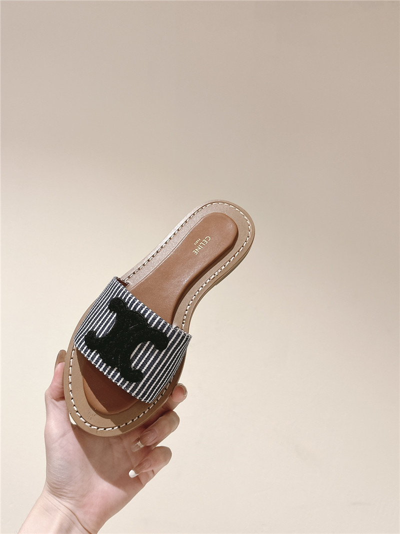 Celine Lympia Mule in Black
