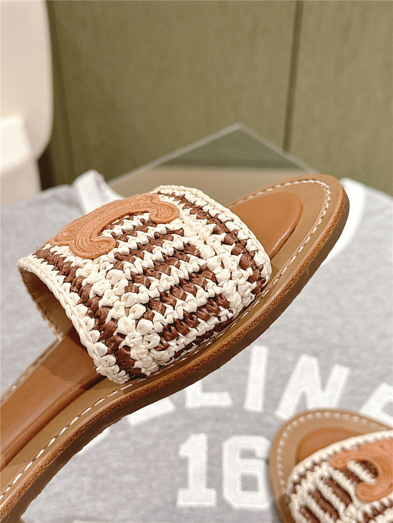 Celine Lympia Mule in Brown