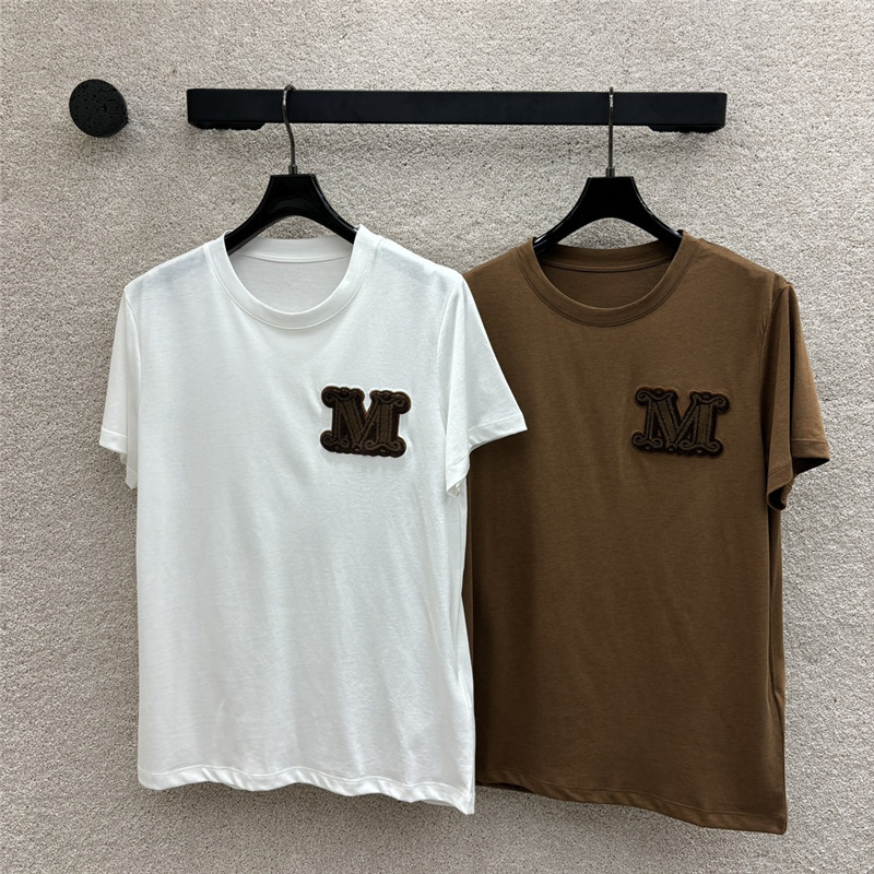 Vanitoo M letter short sleeve T-shirt replica designer clothes