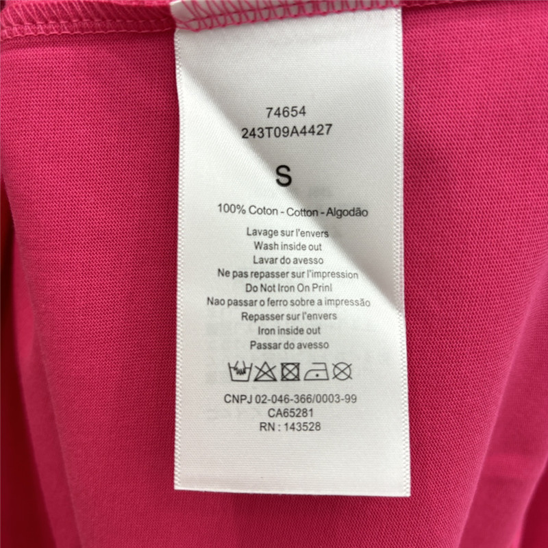 Va1e*ntin0 letter sequin t-shirt replica d&g clothing