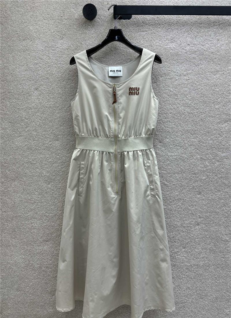 Miu Miu Cotton Sleeveless Dress