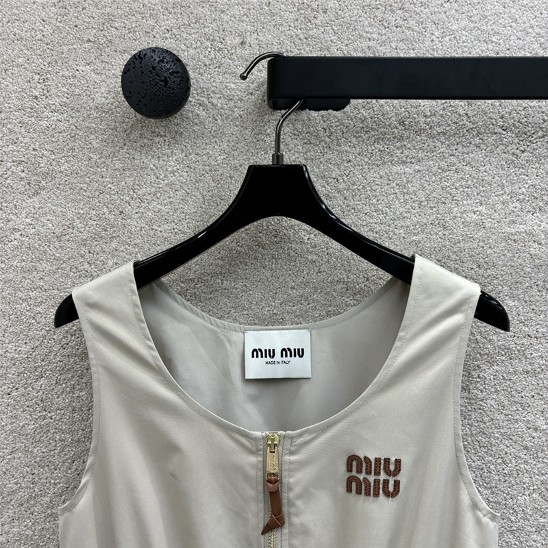 Miu Miu Cotton Sleeveless Dress