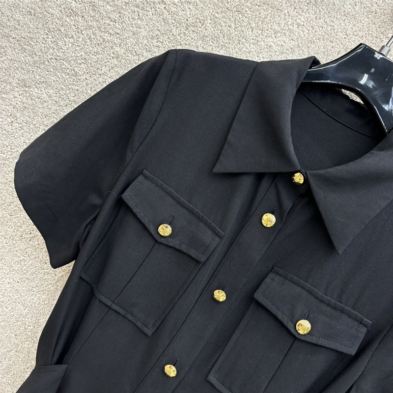 celine shirt-style button-down dress replica designer clothes