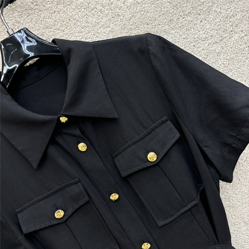 celine shirt-style button-down dress replica designer clothes