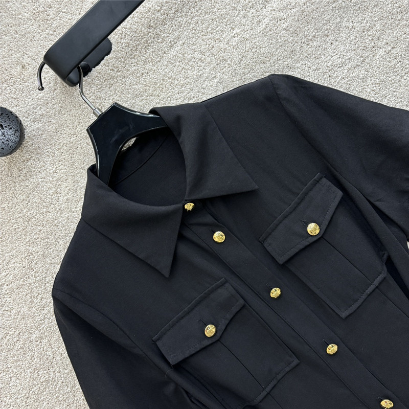 celine shirt-style button-down dress replica designer clothes