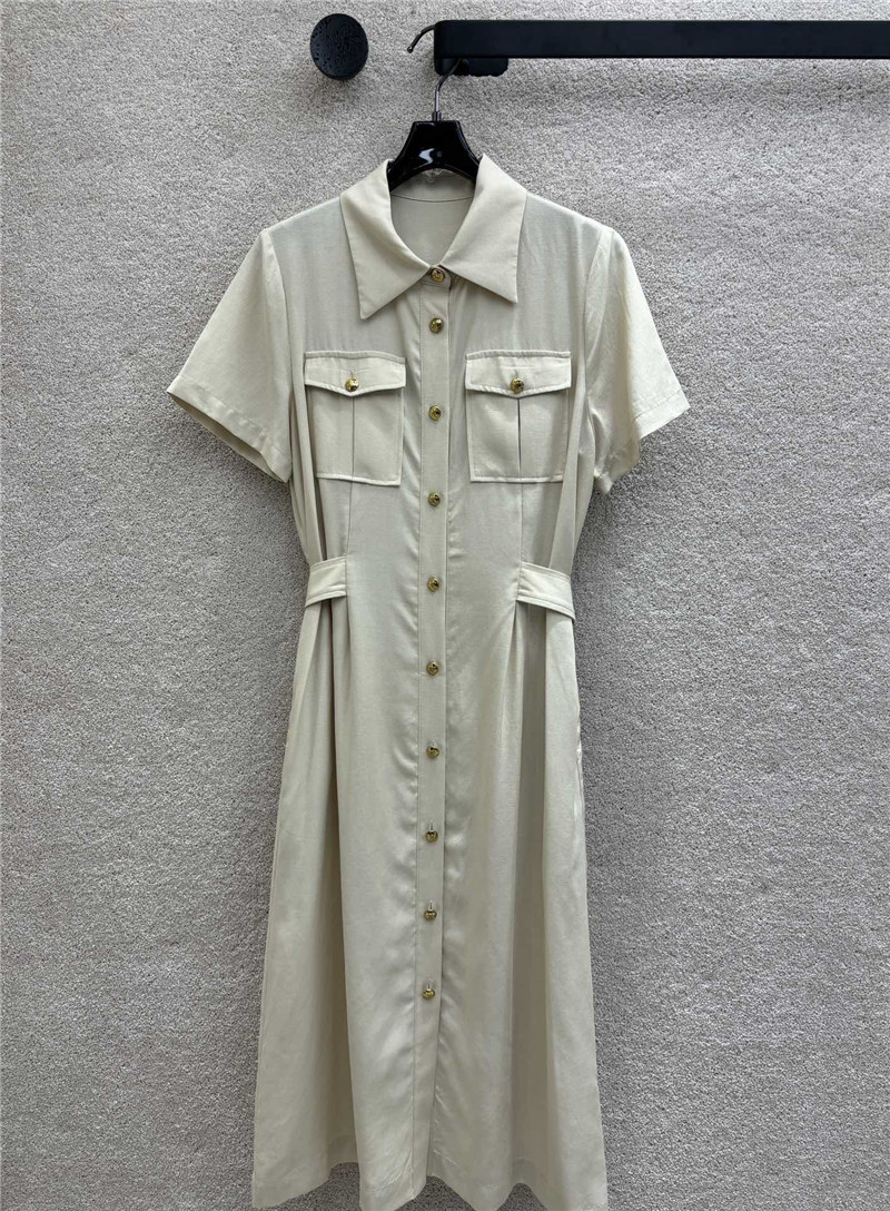 celine shirt-style button-down dress replica designer clothes