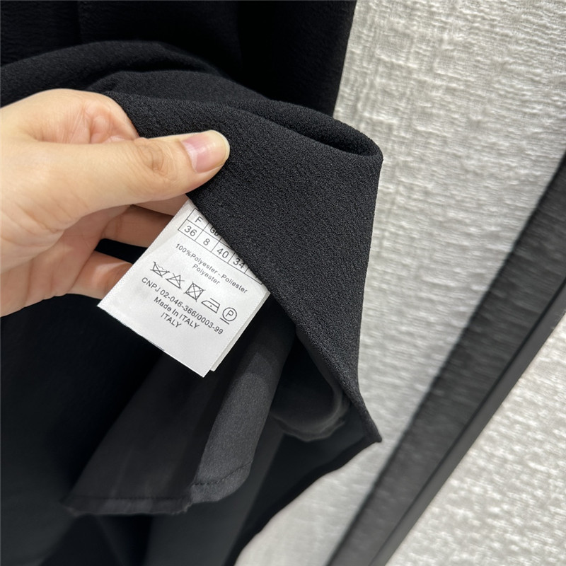 dior tulle stitching lace sleeveless long dress replica clothing