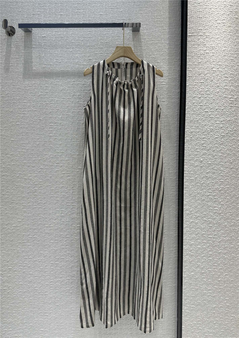 the row round neck striped vest dress replica d&g clothing