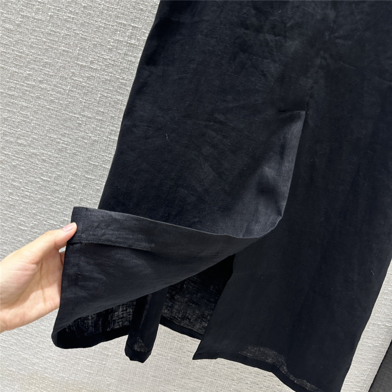 The R0w round neck striped vest dress replica d&g clothing