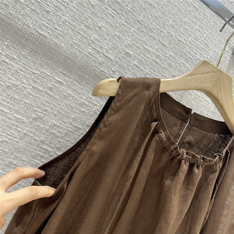 the row round neck striped vest dress replica d&g clothing