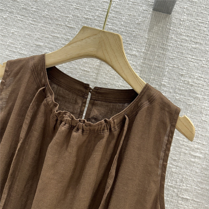 the row round neck striped vest dress replica d&g clothing