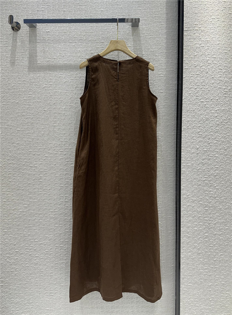 the row round neck striped vest dress replica d&g clothing